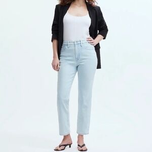 Madewell The Curvy Perfect Vintage Jeans Light Wash Size 31 New With Tags